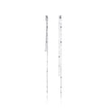 Women's 925 sterling silver dainty long tassel earrings